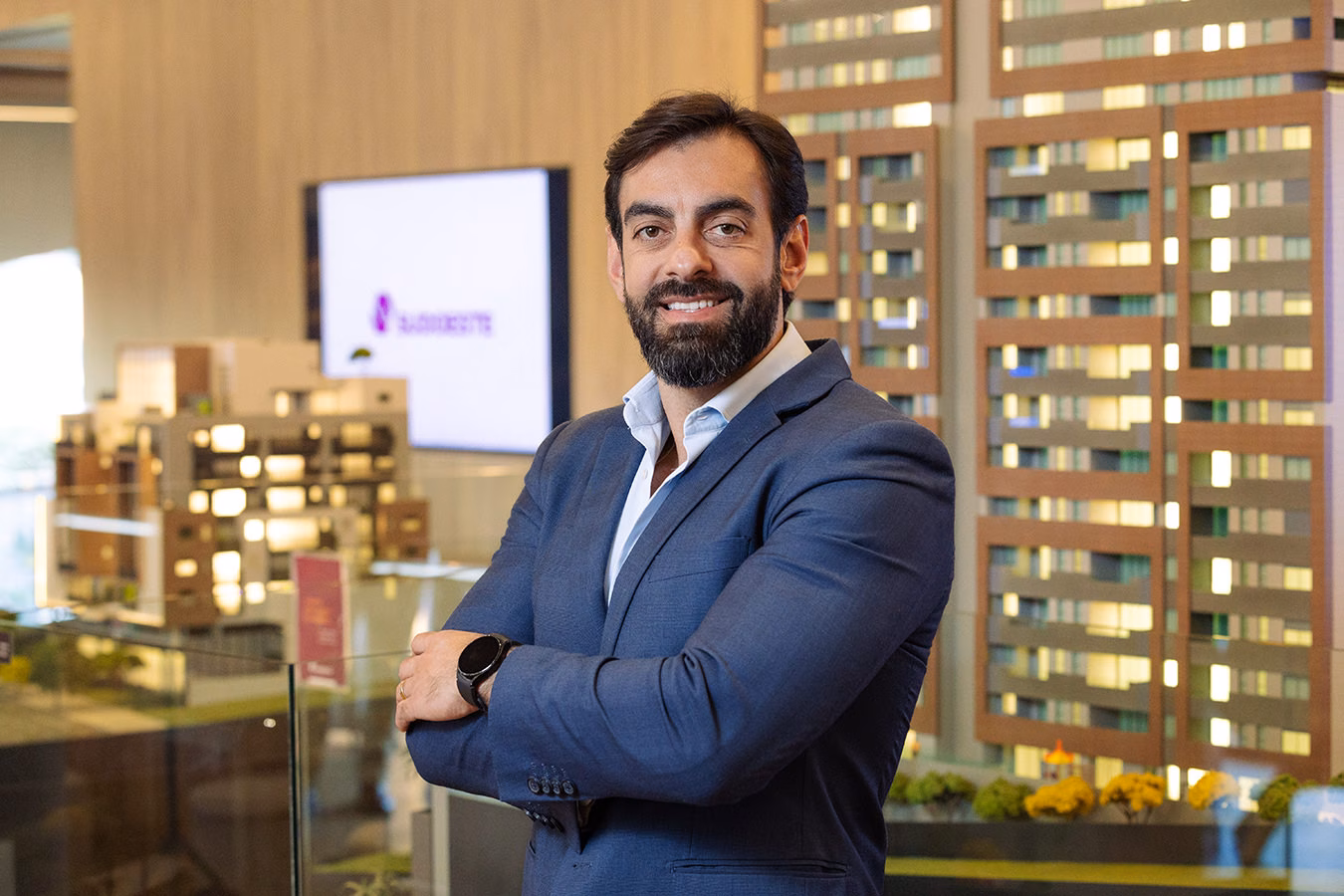 Headshot corporativo em BH para executivo da Construtora Sudoeste